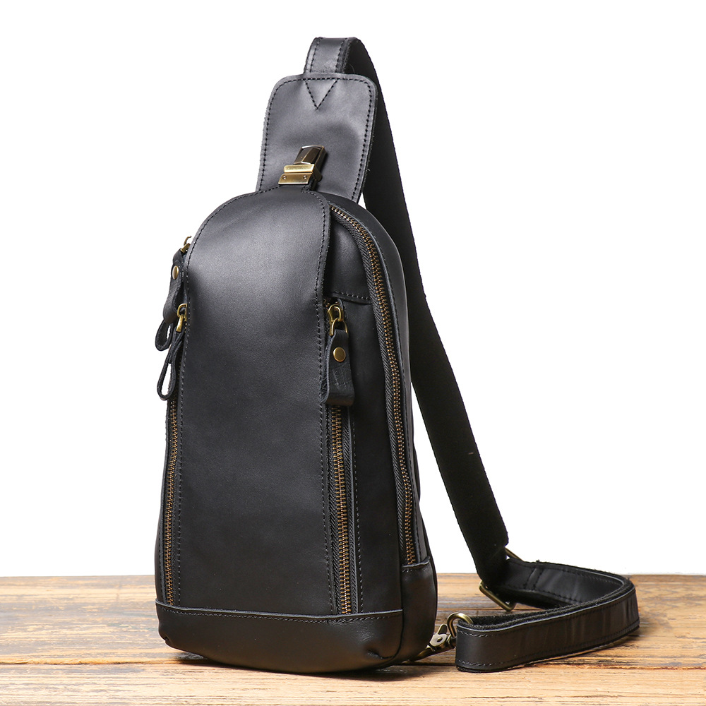 Luxury Bags Leather - กระเป๋าคาดหน้าอกคาดเอวมัลติฟังก์ชั่นสำหรับผู้ชายผู้หญิง, สุดหรูคุณภาพสูงกระเป๋าโน้ตบุ๊คสะพายหลังคาดเอวกระเป๋าคาดเอวอเนกประสงค์หนังแท้2025