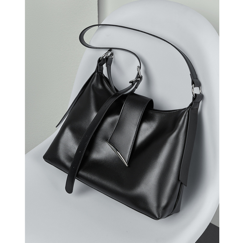 Luxury Bags Tote - กระเป๋าหนังวัวแท้ Hifashion รุ่น Hobo ขนาดใหญ่สำหรับผู้หญิง ปี