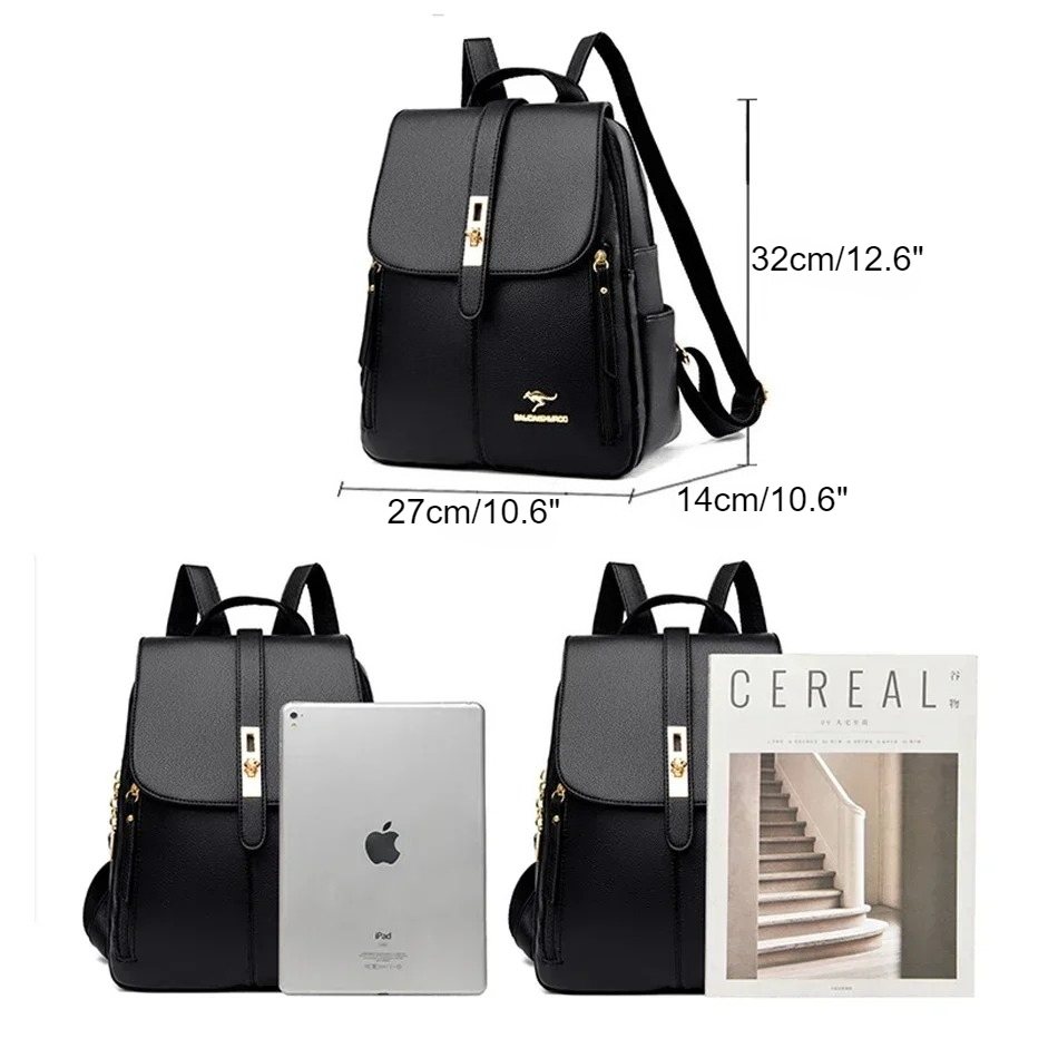 กระเป๋าเป้สะพายหลังหนังผู้หญิง - Luxury Bags Leather บทวิจารณ์และราคา
