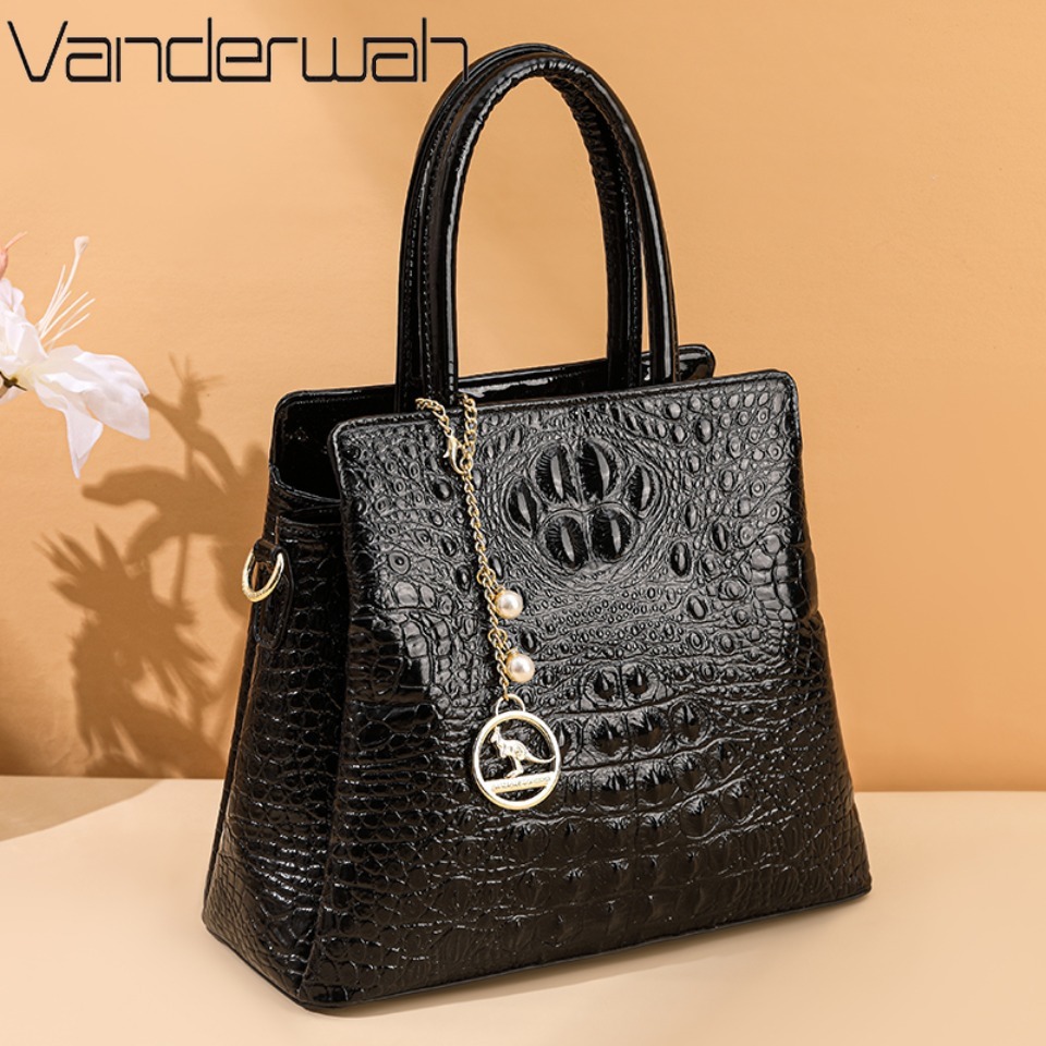 ของแท้คุณภาพสูงรูปแบบจระเข้หนั - Luxury Bags Tote บทวิจารณ์และราคา
