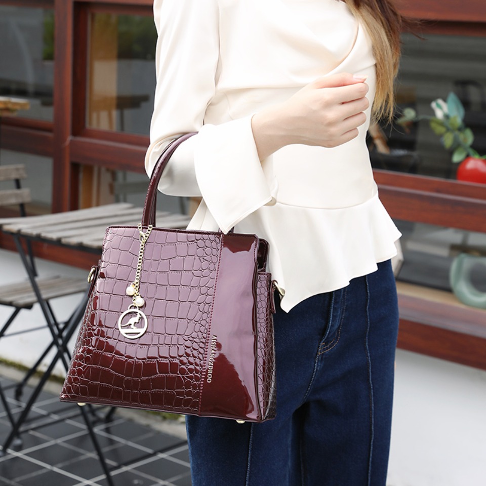ของแท้คุณภาพสูงรูปแบบจระเข้หนั - Luxury Bags Tote บทวิจารณ์และราคา