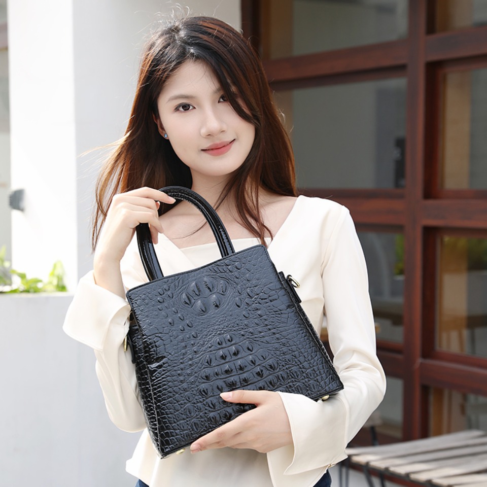 ของแท้คุณภาพสูงรูปแบบจระเข้หนั - Luxury Bags Tote บทวิจารณ์และราคา